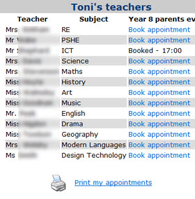 Parent login